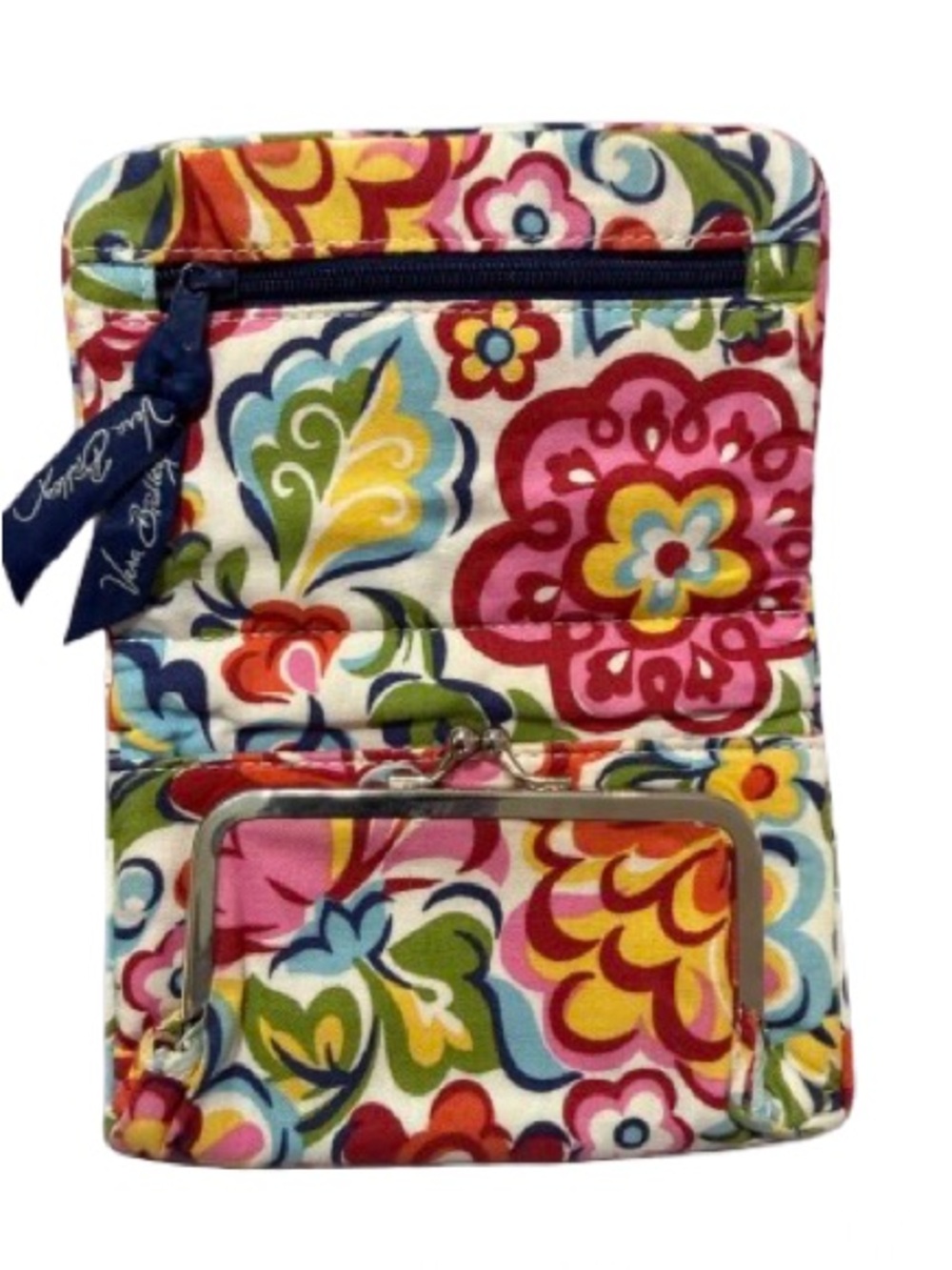 Vera Bradley “Hope Garden”Quilted Kisslock Pocket Wallet